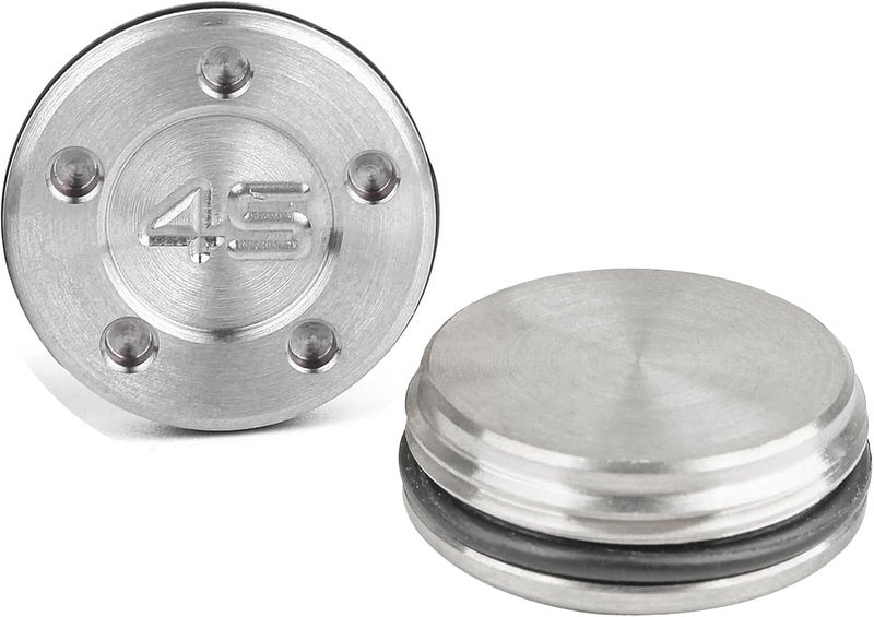 FoFoFo Golf Putter Weights Compatible with Scotty Cameron 2pcs 5g/10g/15g/20g/25g/30g/35g/40g/45g Compatible with Titleist Scotty Cameron Putter Newport Silver - Image 2
